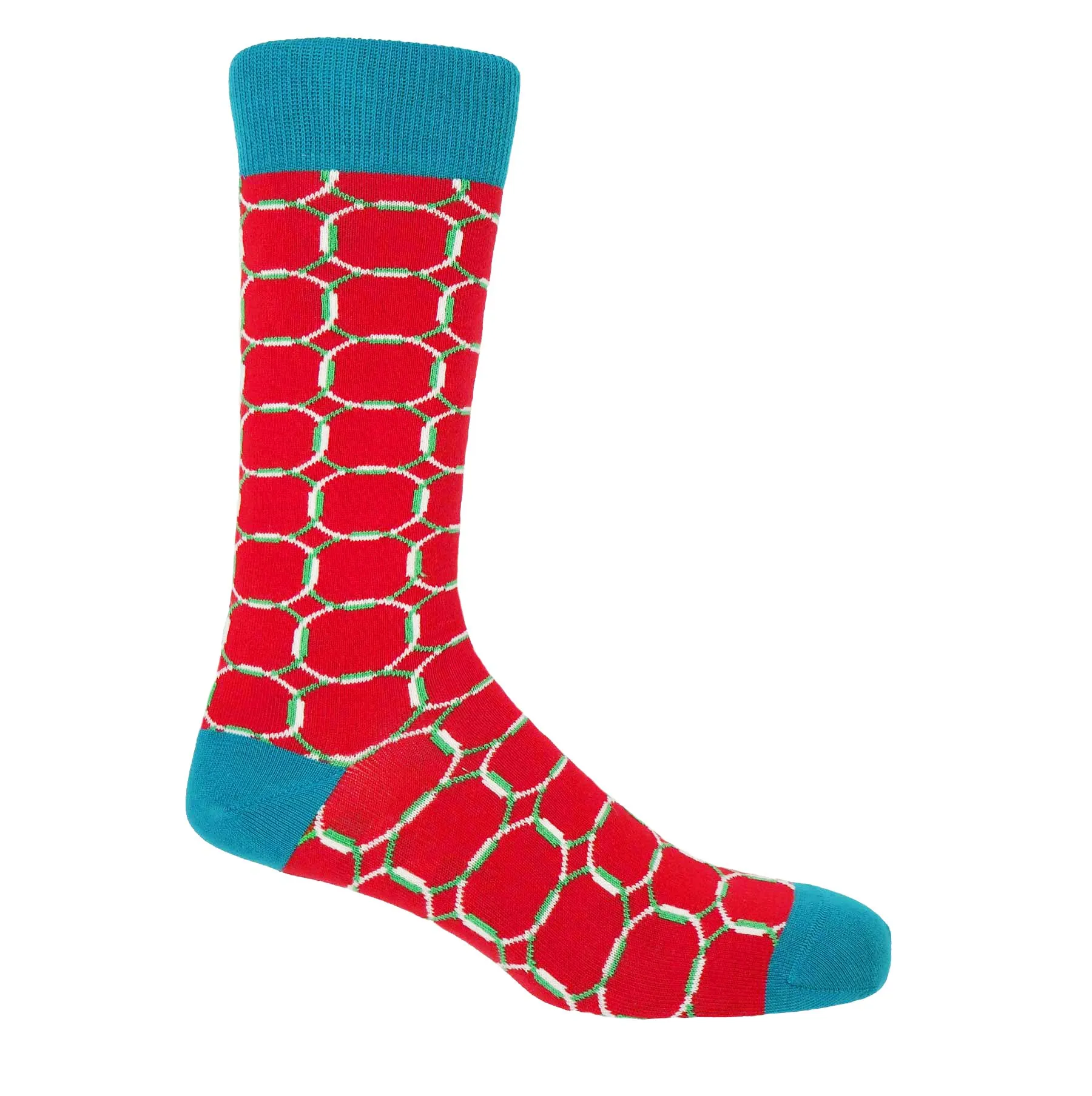 Linked Men's Socks - Red