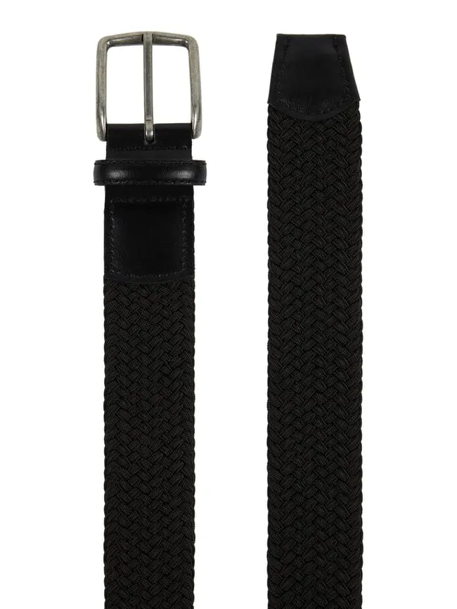 Lloyd Men's Belts Braided Belt, Black