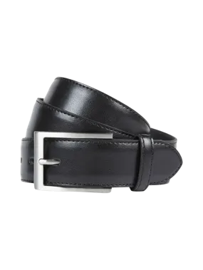 Lloyd Men's Belts Leather Buckle Belt, Black