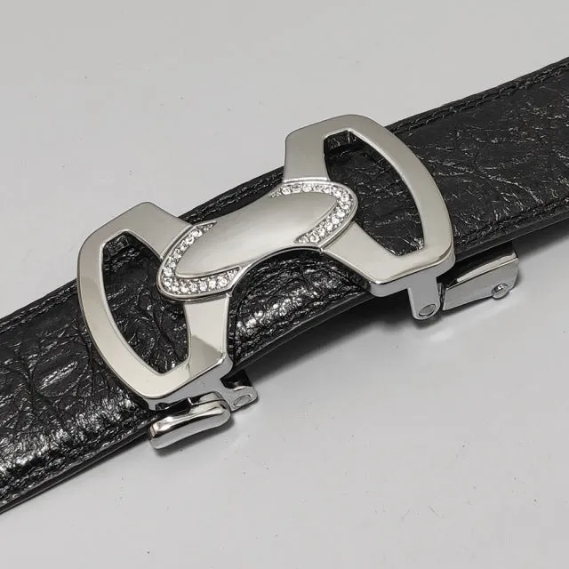 Luxury Alloy Buckle Leather Belt