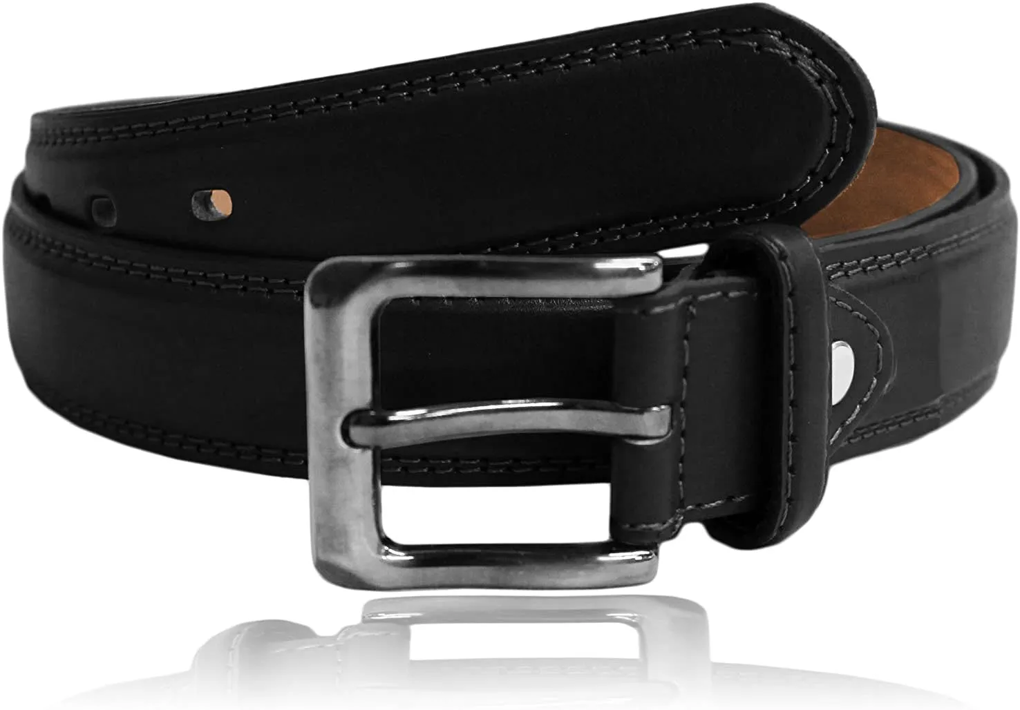 Men's Classic 1.3 inch Casual Faux Leather Belt - 9907