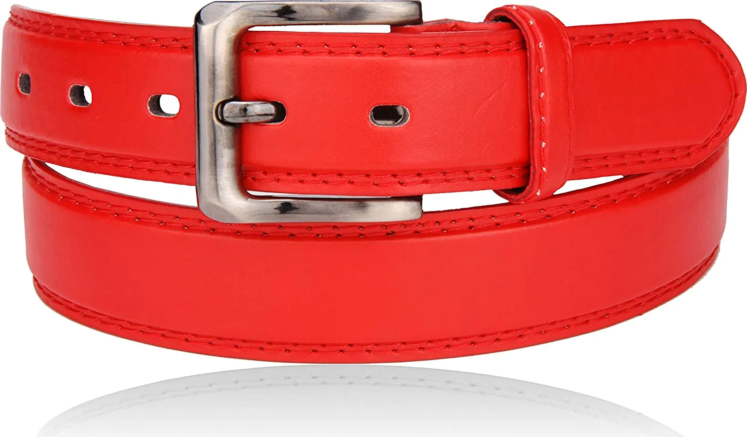 Men's Classic 1.3 inch Casual Faux Leather Belt - 9907