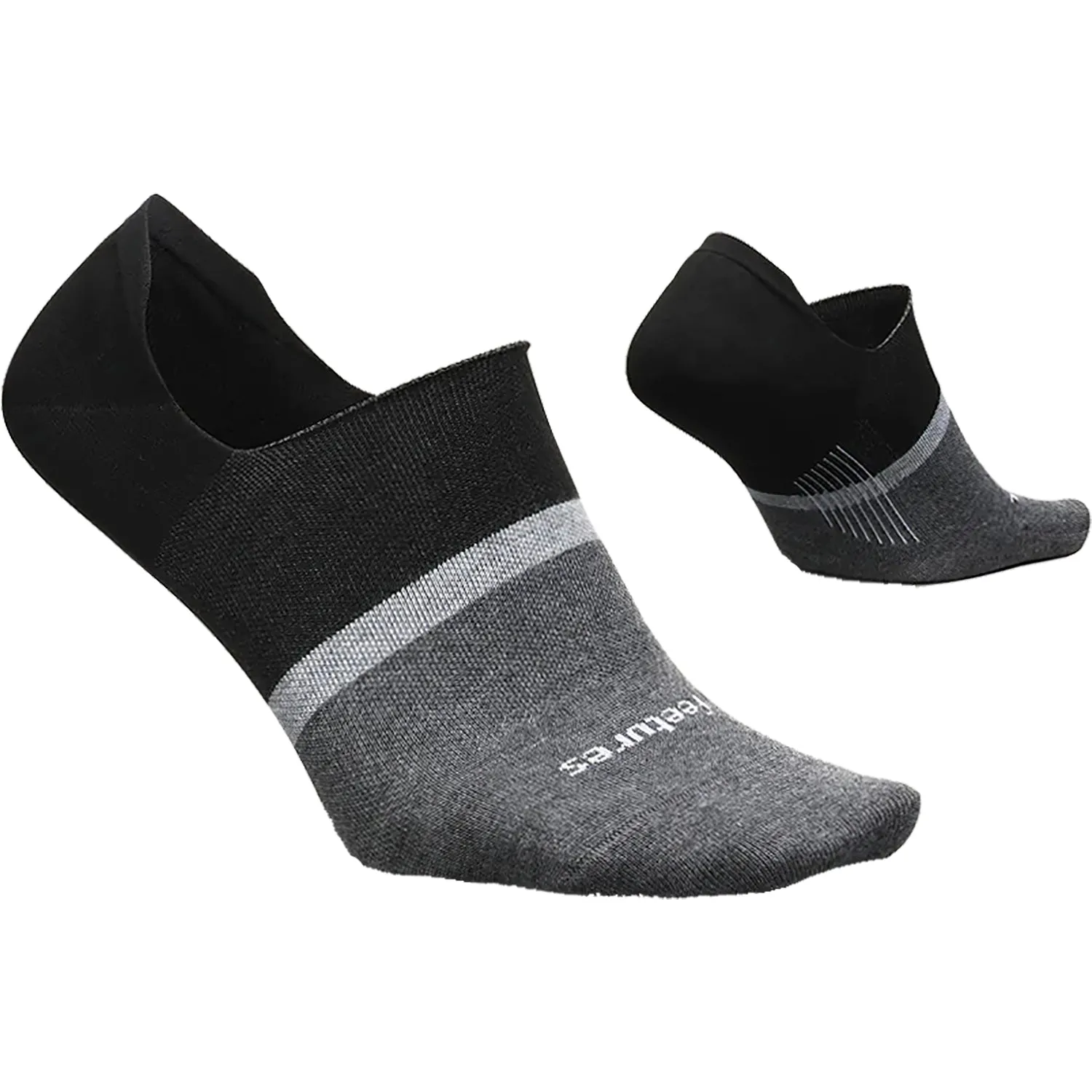 Men's Feetures Everyday No Show Socks Cadet Black