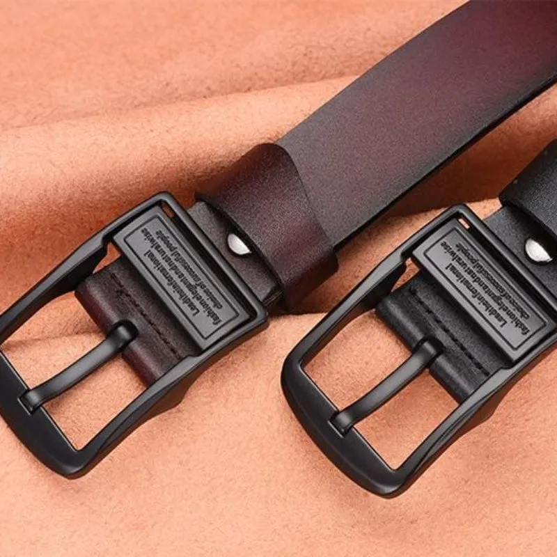 Men's Genuine Leather Strap Belt