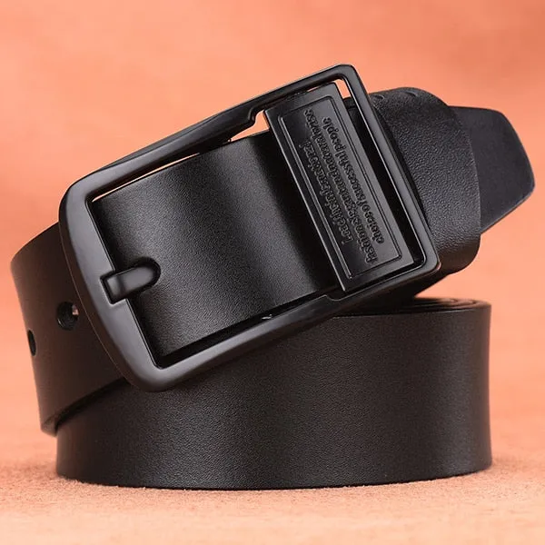 Men's Genuine Leather Strap Belt