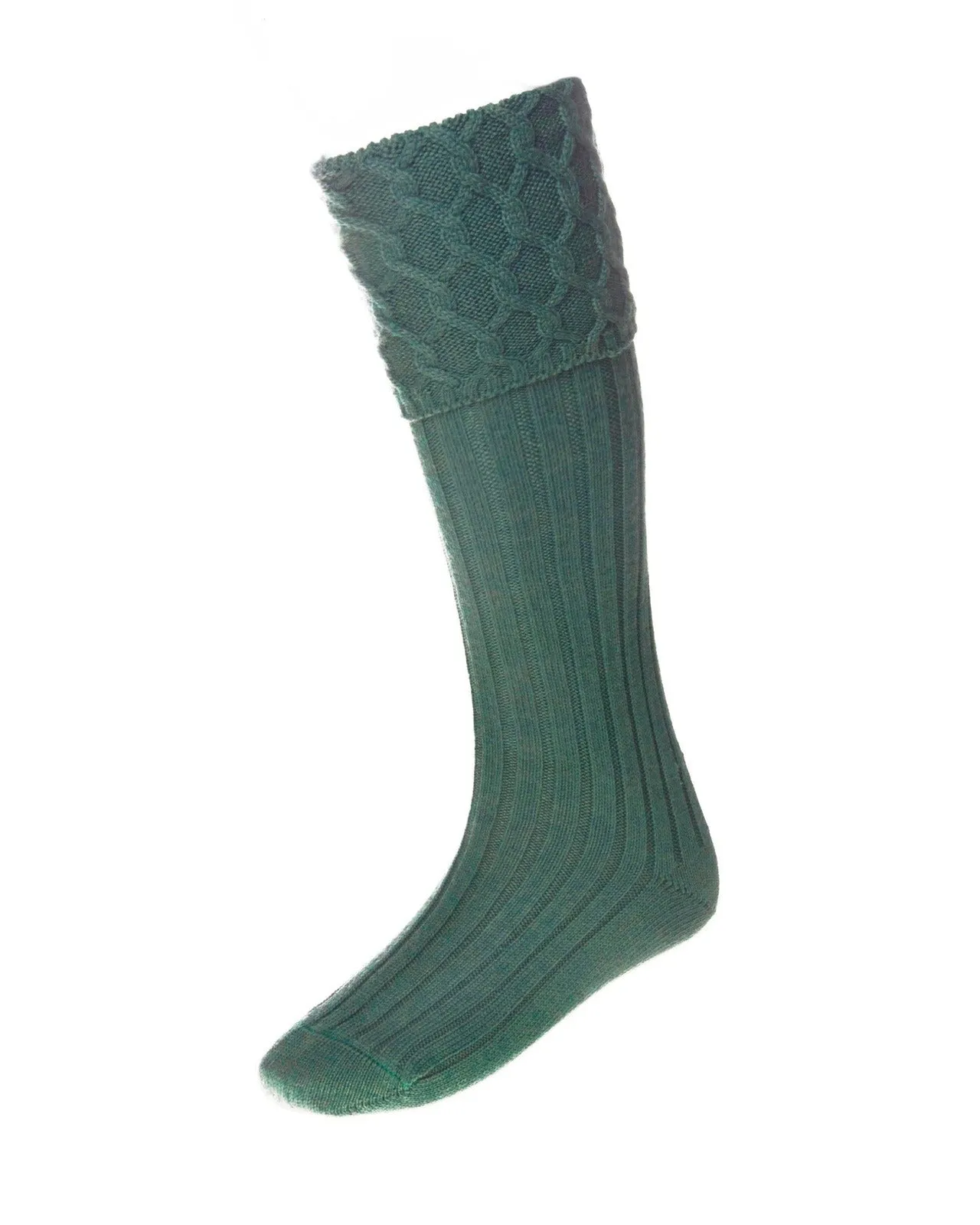 Men's Kilt Socks - Ancient Green