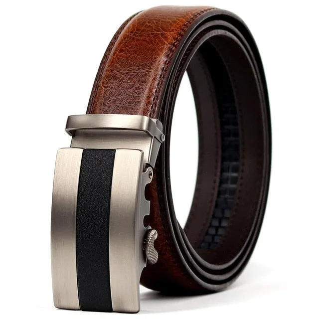 Men's Leather Automatic Luxury Belt