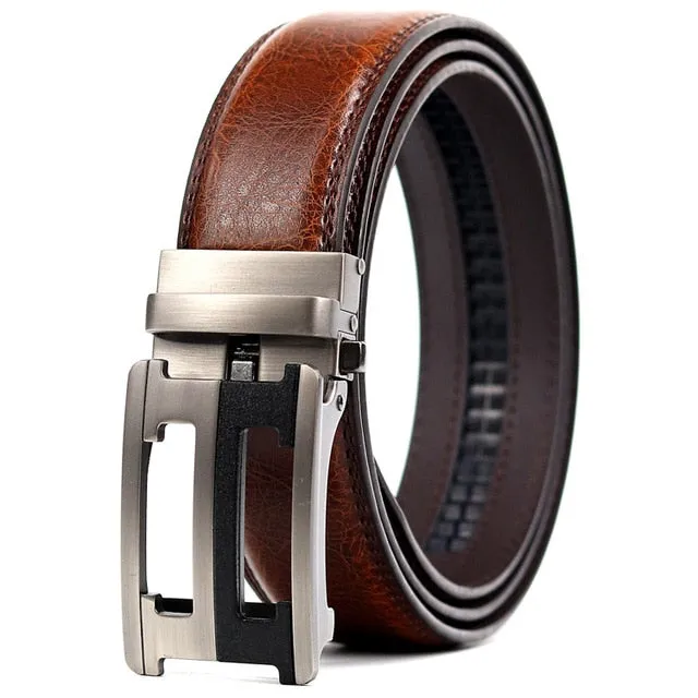 Men's Leather Automatic Luxury Belt