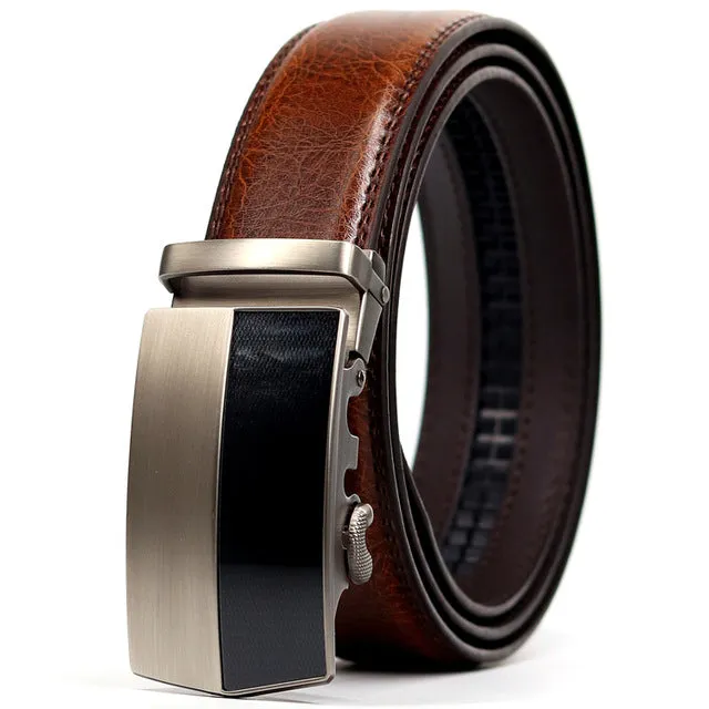 Men's Leather Automatic Luxury Belt