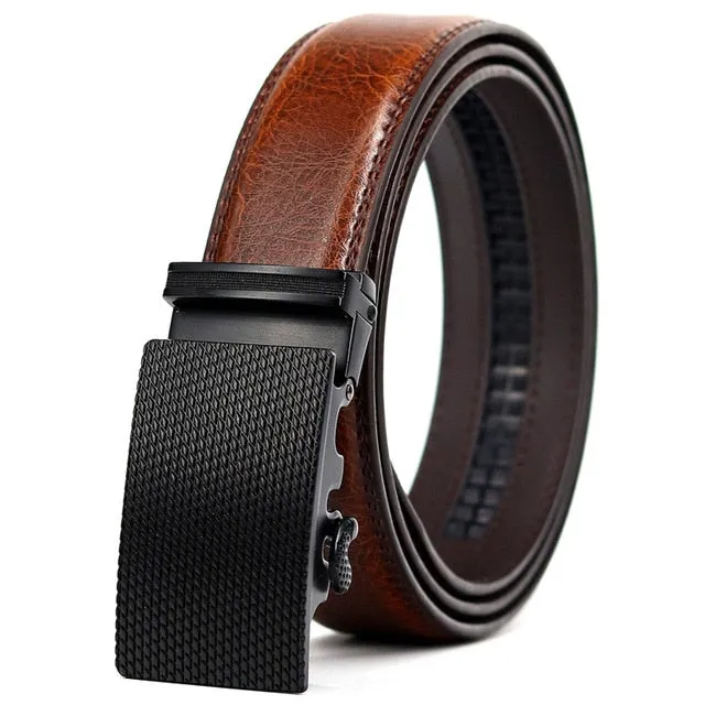 Men's Leather Automatic Luxury Belt