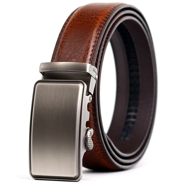 Men's Leather Automatic Luxury Belt