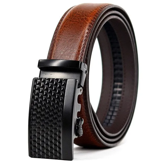 Men's Leather Automatic Luxury Belt