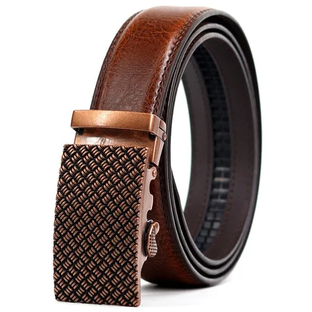 Men's Leather Automatic Luxury Belt