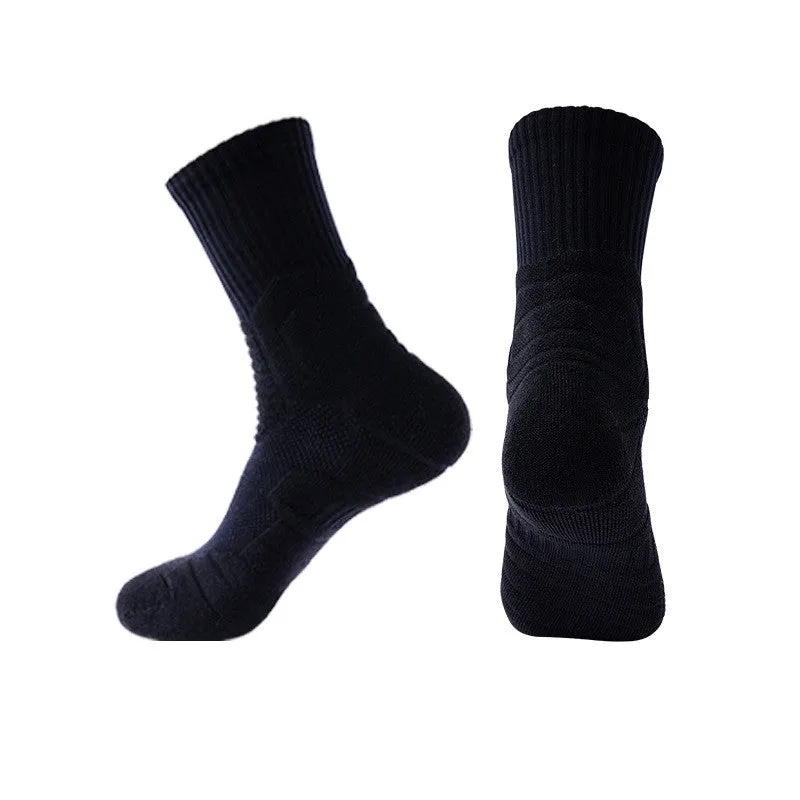 Men's Sports Sweat-Absorbent Non-Slip Running Socks