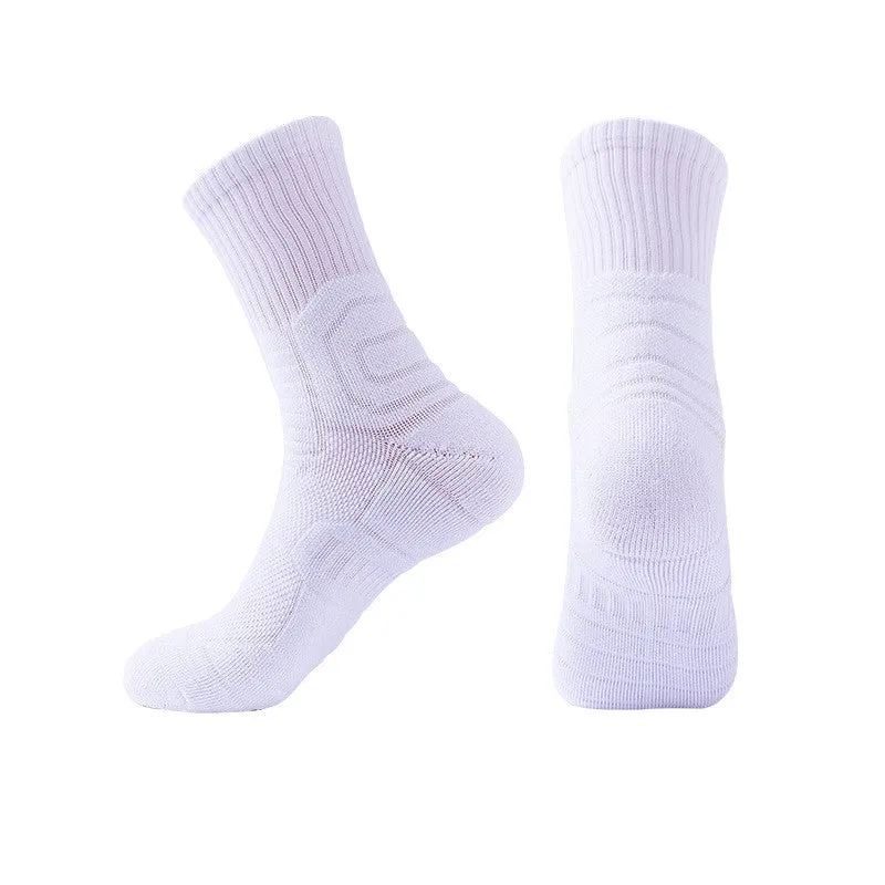 Men's Sports Sweat-Absorbent Non-Slip Running Socks