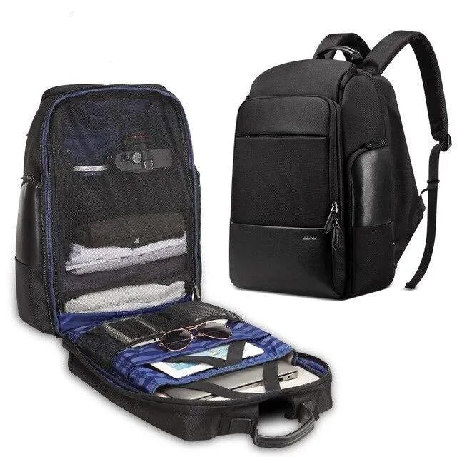 Men's Upscale Large 17 Inch Laptop USB Charging Backpack