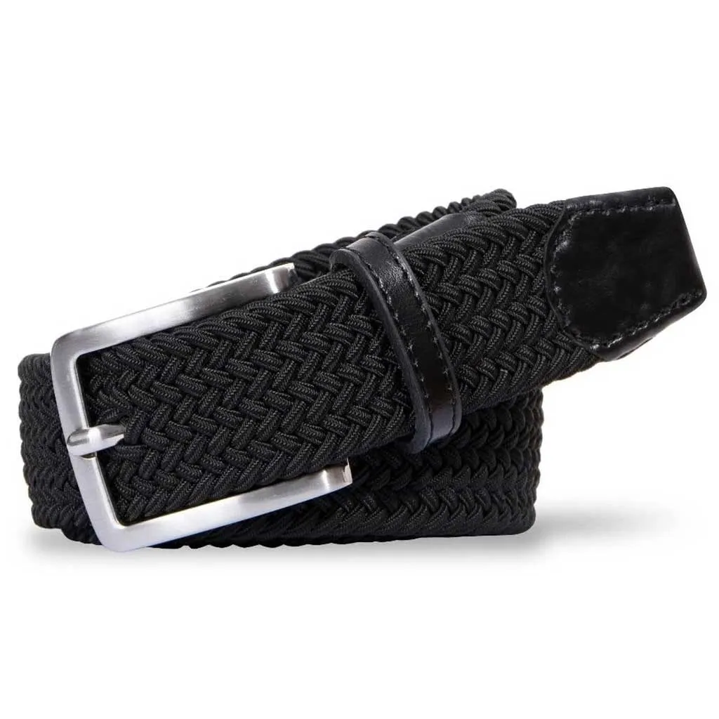 MEYER Woven Belt - Super Stretch - Black