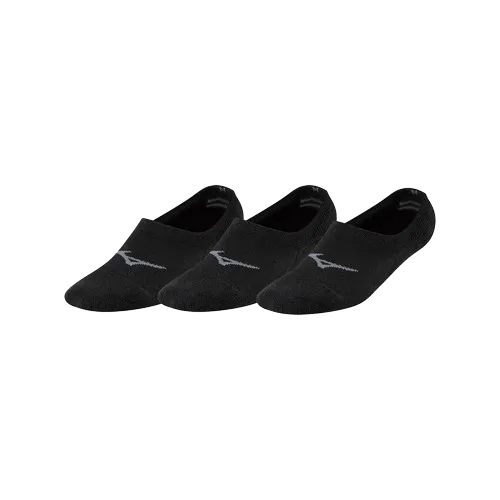 MIZUNO SUPER SHORT SOCK 3 PACK - Black