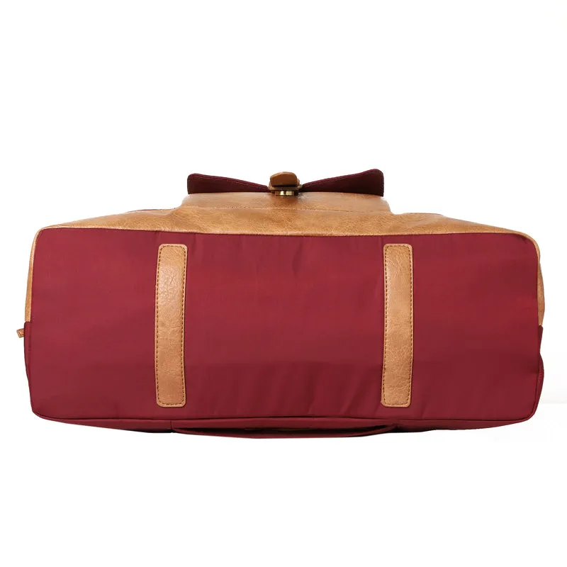 Mona B Unisex Duffel Gym Travel and Sports Bag: Milan Wine