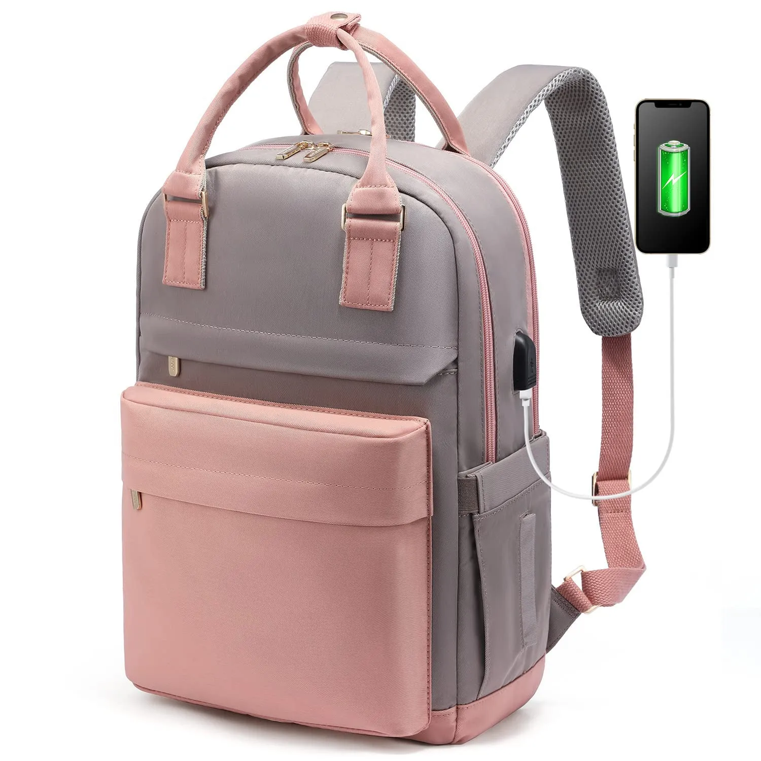 Multifunctional Travel Backpacks Large Capacity USB Laptop Backpack