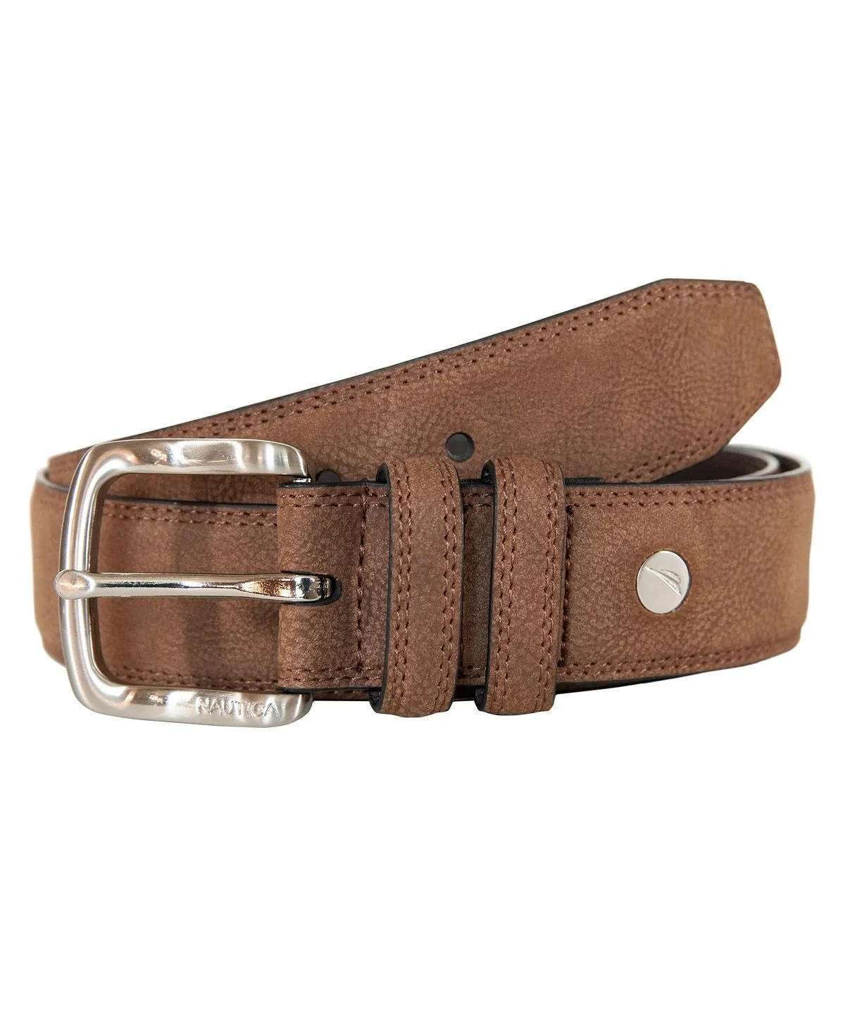 Nautica Men's Casual Soft Leather Belt