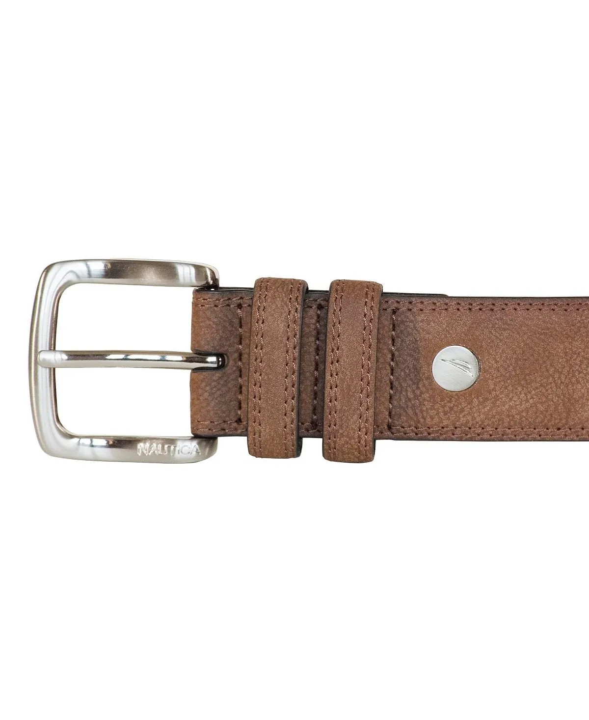 Nautica Men's Casual Soft Leather Belt