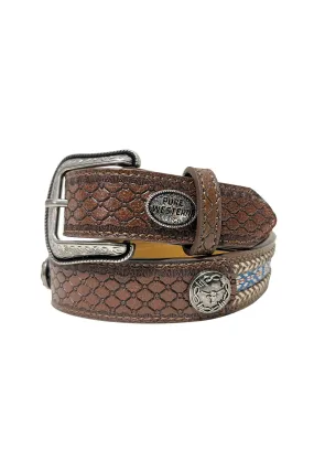 Pure Western Kids Clement Belt - Dark Tan - P3S7960BLT