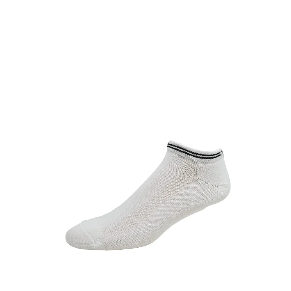 "Athletic Low Cut" 90% Cotton Ankle Socks (3 Pairs) by Point Zero (CLEARANCE)