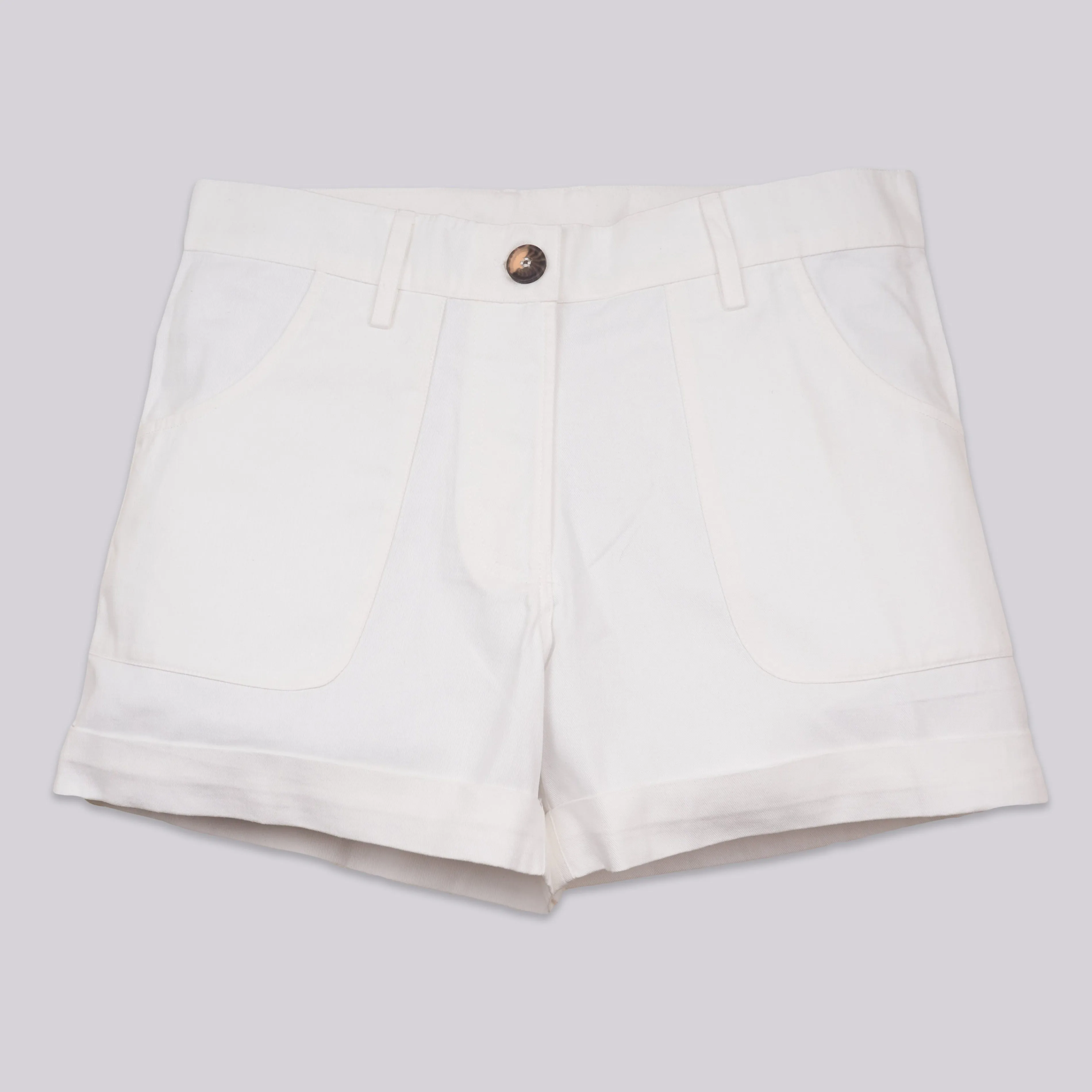 RIVER SHORTS - Cotton Twill | Off White