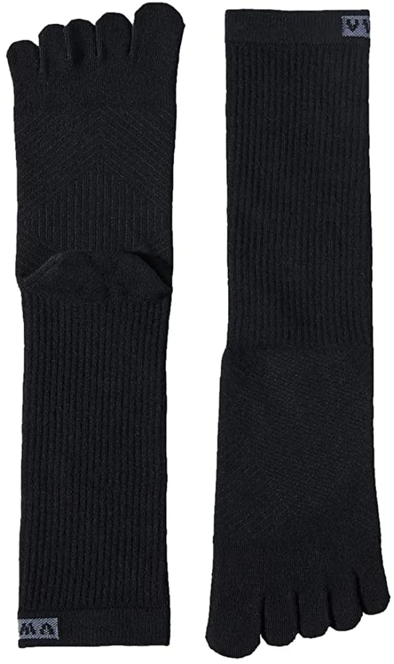 VWELL Toe Socks Cotton Athletic Running Five Finger Socks 3 Pairs,Size 7-11