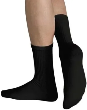 WINNER Men's Black Crew Sport Socks