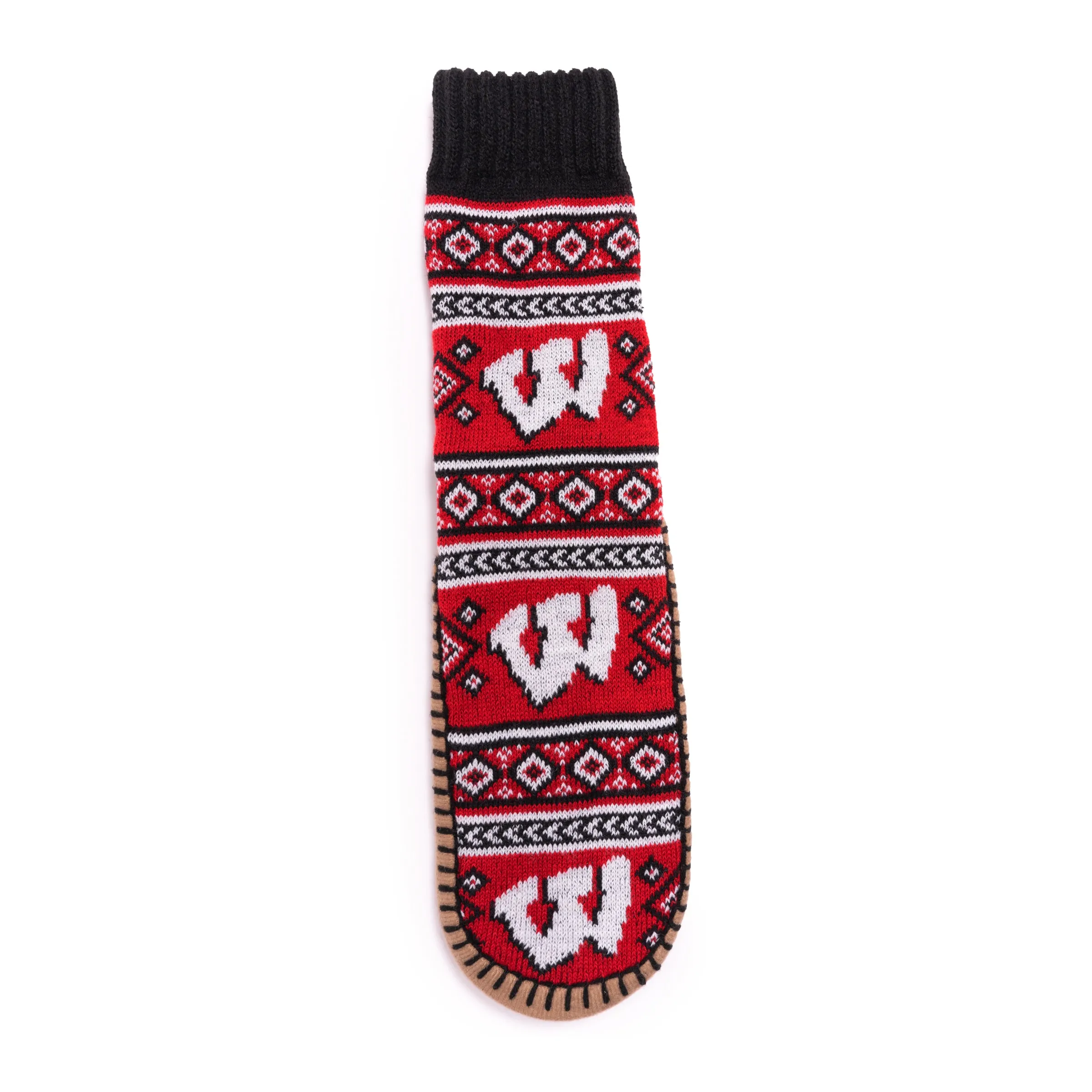 Wisconsin Badgers GameDay Unisex Slipper Socks